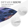 Funda de cojín de peluche Bosque Encantado - 18x18 pulgadas | OKOMALL