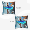 Dreamy Galaxy Double-Sided Plush Pillow Cover - Okomall
