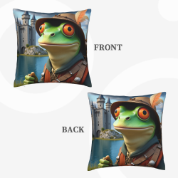Funda de cojín de animales de dibujos animados lindos - 18x18 pulgadas | Okomall