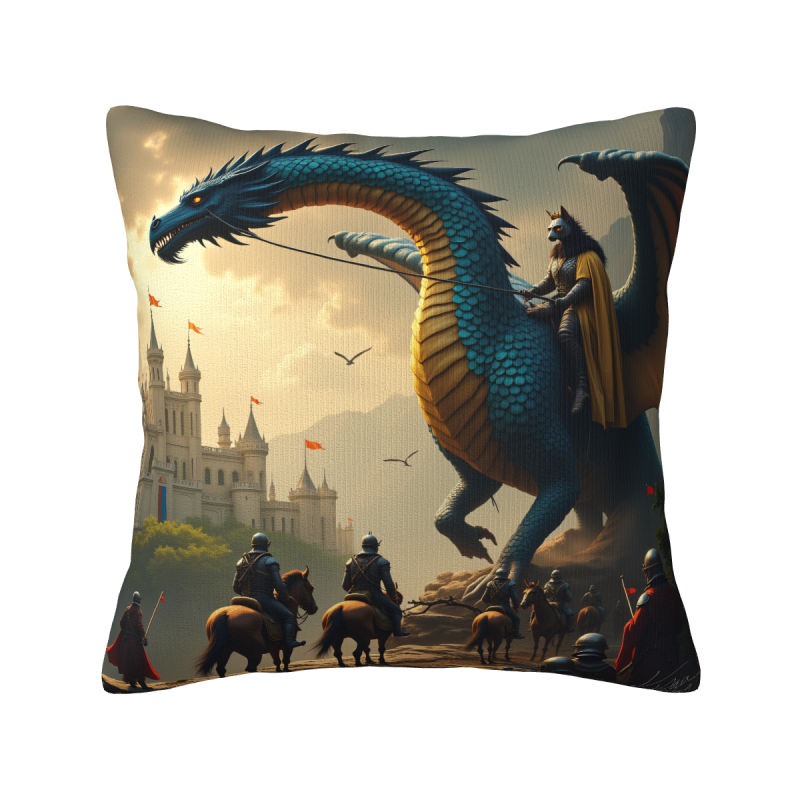 Housse de Coussin Chevalier - Okomall