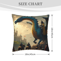 Housse de Coussin Chevalier - Okomall