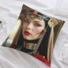 Funda de cojín de felpa de la Reina de Egipto - Okomall