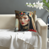 Coussin moelleux à l'effigie de la Reine d'Égypte - Okomall