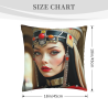 Coussin moelleux à l'effigie de la Reine d'Égypte - Okomall