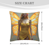 Housse de coussin Sirène Aquarelle de rêve - Okomall