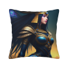 Housse de coussin avec motif de déesse exotique - OkOmall