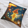 Coussin Doux à Motif Forêt Enchantée - Okomall