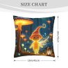 Coussin Doux à Motif Forêt Enchantée - Okomall