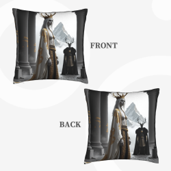 Mystical Forest Plush Pillow Cover - Okomall