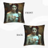 Funda de Almohada de Peluche con Diseño de Chica Estética - Okomall