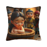 Taie de coussin en peluche Forêt de Rêve - Okomall
