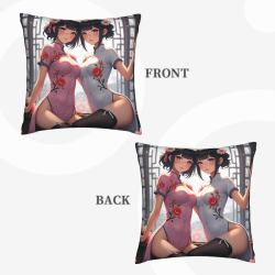 Housse de coussin en peluche style kawaii - Okomall