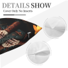 Funda de cojín de felpa con retrato femenino hermoso - Okomall
