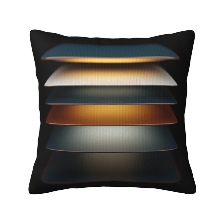 Housse de coussin en peluche dégradé - Okomall