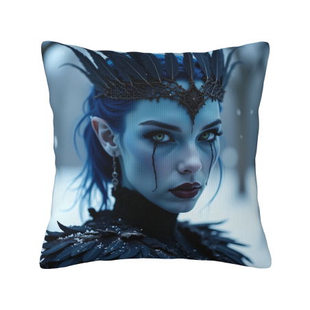 Housse de Coussin en Peluche Thème Cauchemar - Okomall