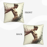 Abstract Female Portrait Plush Pillow Cover - Okomall
