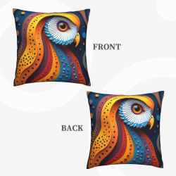 Housse de coussin en peluche à pois - Okomall