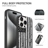 Coque pour iPhone 15 Pro/Pro Max avec texture de fissures - okomall