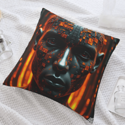 Housse de coussin en peluche style cyberpunk - Okomall