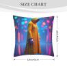 Dreamy Neon Double-Sided Plush Pillow Cover - Okomall