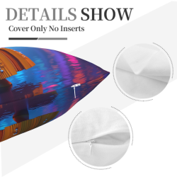Dreamy Neon Double-Sided Plush Pillow Cover - Okomall