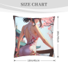 日式少女毛绒抱枕套 - 樱花庭院 | Okamall