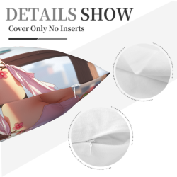 Funda de Almohada de Chica Japonesa - Jardín de Cerezos | Okamall