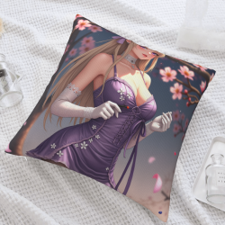 Funda de Almohada de Peluche 'Dreamy Girl' - Okomall