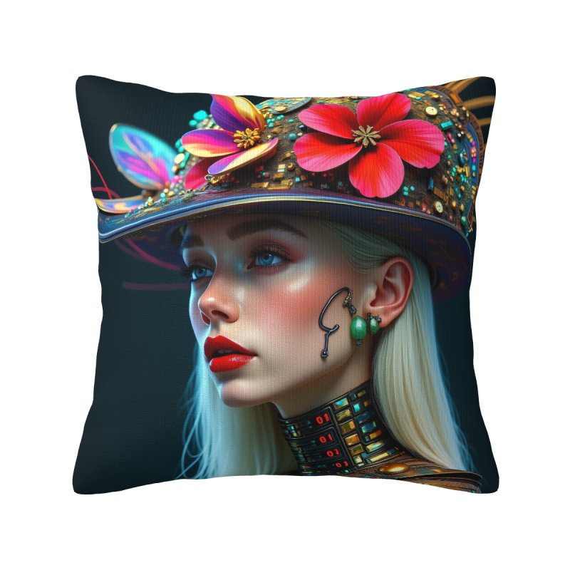 Housse de coussin en peluche cyberpunk - Okomall