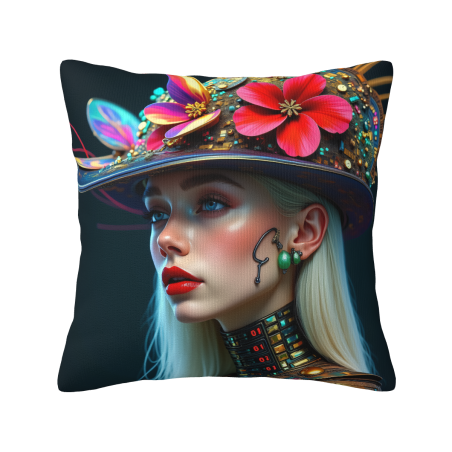 Housse de coussin en peluche cyberpunk - Okomall
