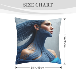 Coussin en peluche abstrait - Okomall