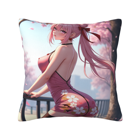 Anime Girl Plush Pillow Case - Okomall