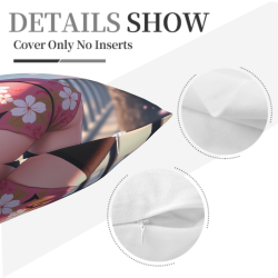 Anime Girl Plush Pillow Case - Okomall
