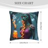 Doppelseitiger Elfen-Kissenbezug - 18x18 Zoll | Okomall