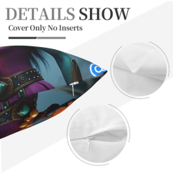 Funda de cojín de hadas doble cara - 18x18 pulgadas | Okomall