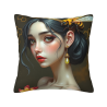 Dreamy Girl Plush Pillow Cover - Okomall