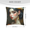 Dreamy Girl Plush Pillow Cover - Okomall