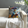 Dynamic Street Musician Plush Pillow Cover - Okomall