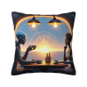 Housse de coussin en peluche futuriste pour couples - Okomall