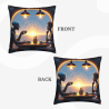 Housse de coussin en peluche futuriste pour couples - Okomall