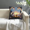 Housse de coussin en peluche futuriste pour couples - Okomall