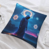 星空を歩くぬいぐるみ クッションカバー - Okomall