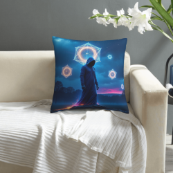 星空を歩くぬいぐるみ クッションカバー - Okomall