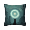 Funda de Almohada de Peluche con Diseño de Bosque Encantado - Okomall