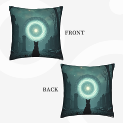 Enchanted Forest Plush Pillow Cover - Okomall