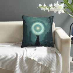 Enchanted Forest Plush Pillow Cover - Okomall