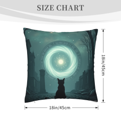 Enchanted Forest Plush Pillow Cover - Okomall