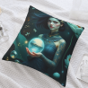 Funda de cojín de peluche para niña del bosque mágico - Okomall