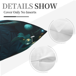 Funda de cojín de peluche para niña del bosque mágico - Okomall