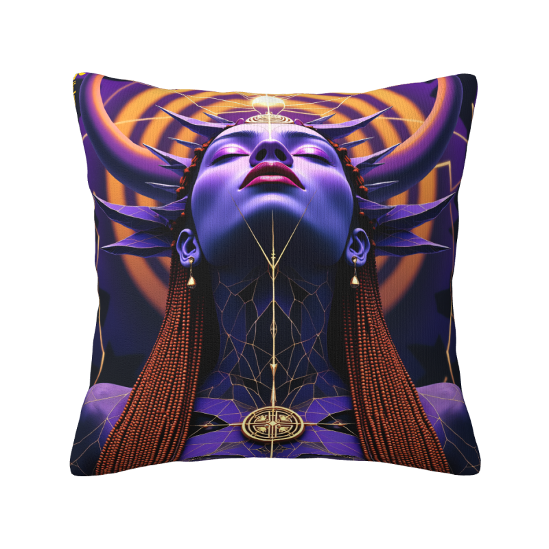Housse de coussin en peluche à motifs exotiques - Okomall